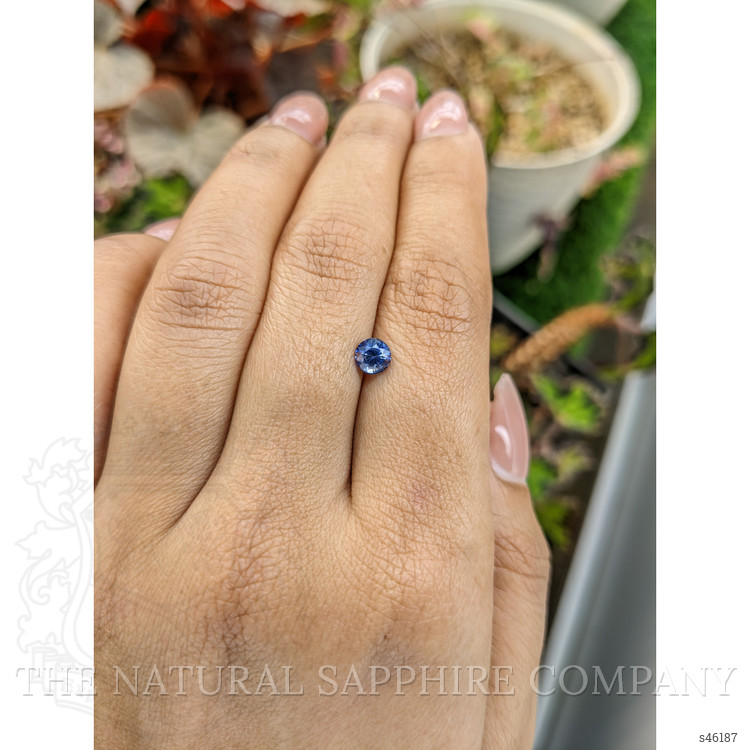 0.65 Ct. Blue Sapphire from Ceylon (Sri Lanka)