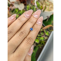 0.65 Ct. Blue Sapphire from Ceylon (Sri Lanka) Life Style