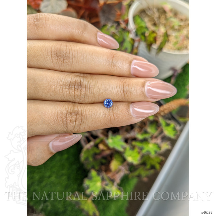 0.53 Ct. Blue Sapphire from Ceylon (Sri Lanka)