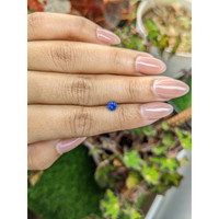 0.48 Ct. Blue Sapphire from Ceylon (Sri Lanka) Life Style