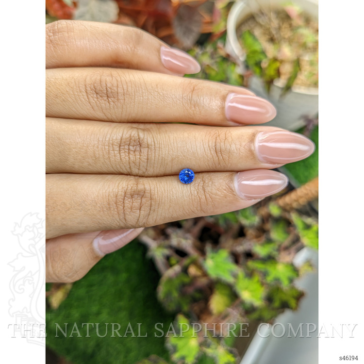 0.48 Ct. Blue Sapphire from Ceylon (Sri Lanka)