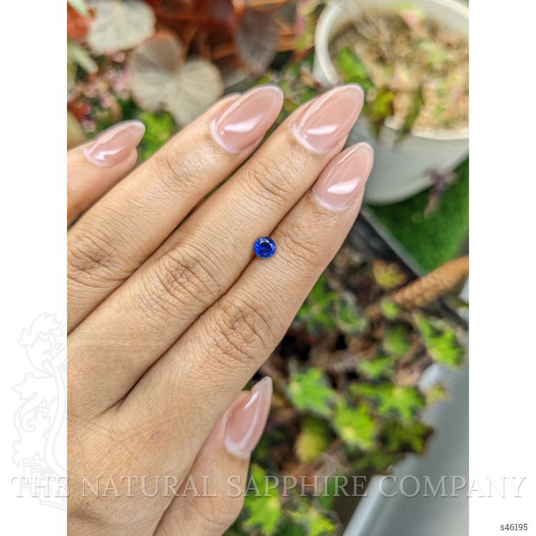 0.46 Ct. Blue Sapphire from Ceylon (Sri Lanka)