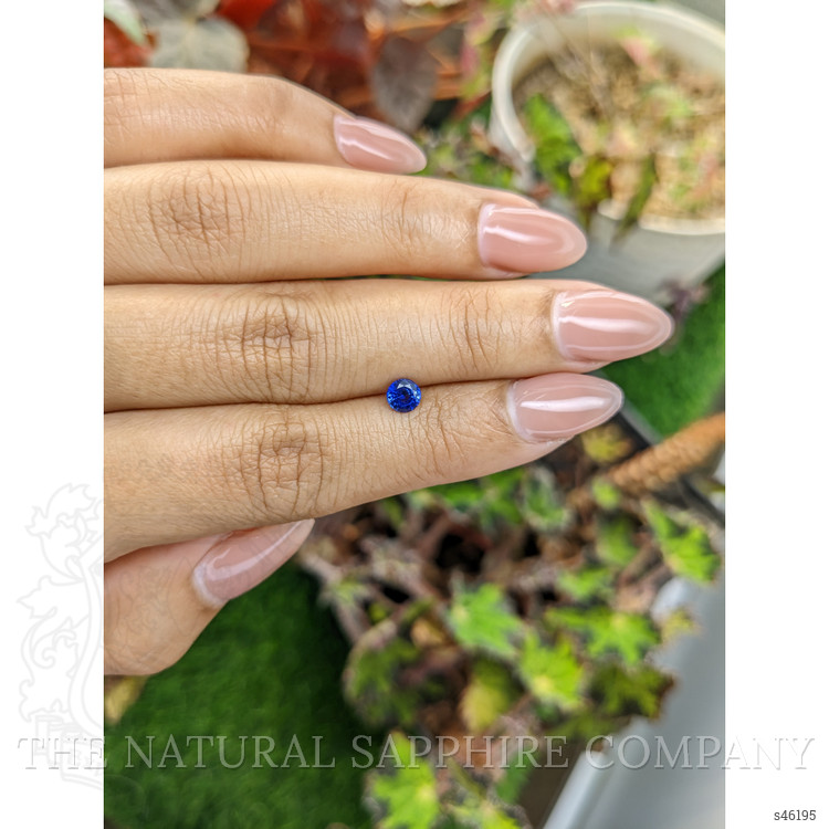 0.46 Ct. Blue Sapphire from Ceylon (Sri Lanka)