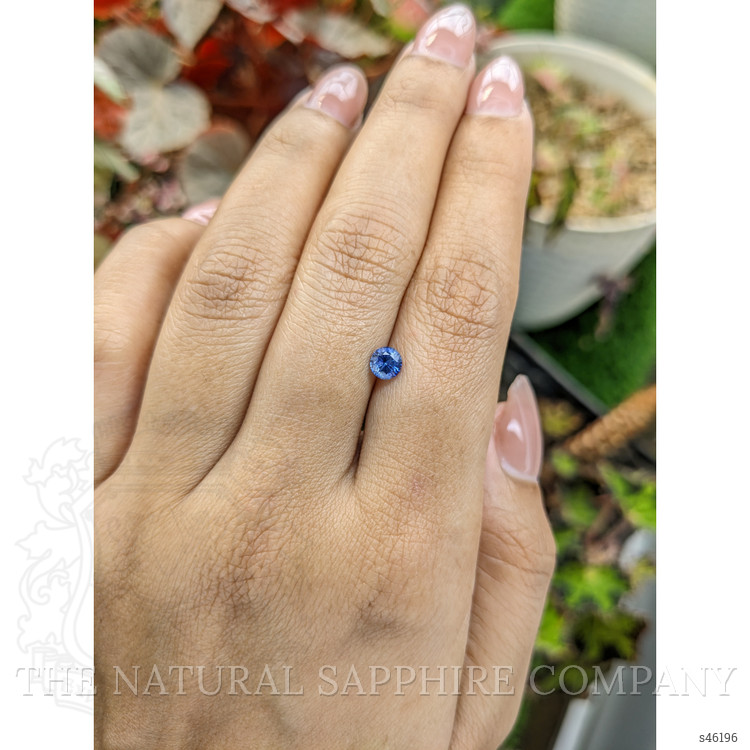 0.55 Ct. Blue Sapphire from Ceylon (Sri Lanka)