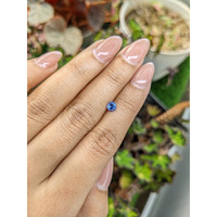 0.55 Ct. Blue Sapphire from Ceylon (Sri Lanka) Life Style