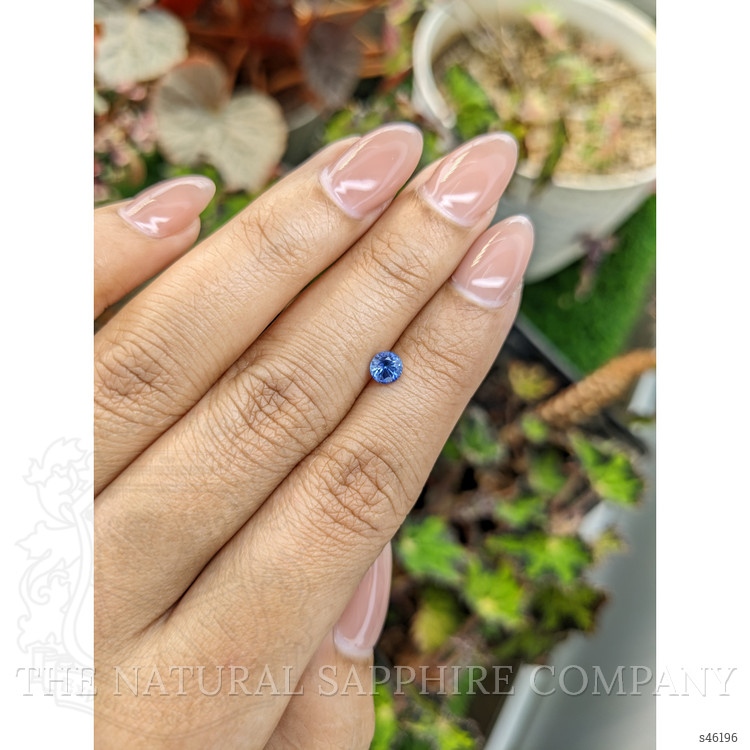 0.55 Ct. Blue Sapphire from Ceylon (Sri Lanka)
