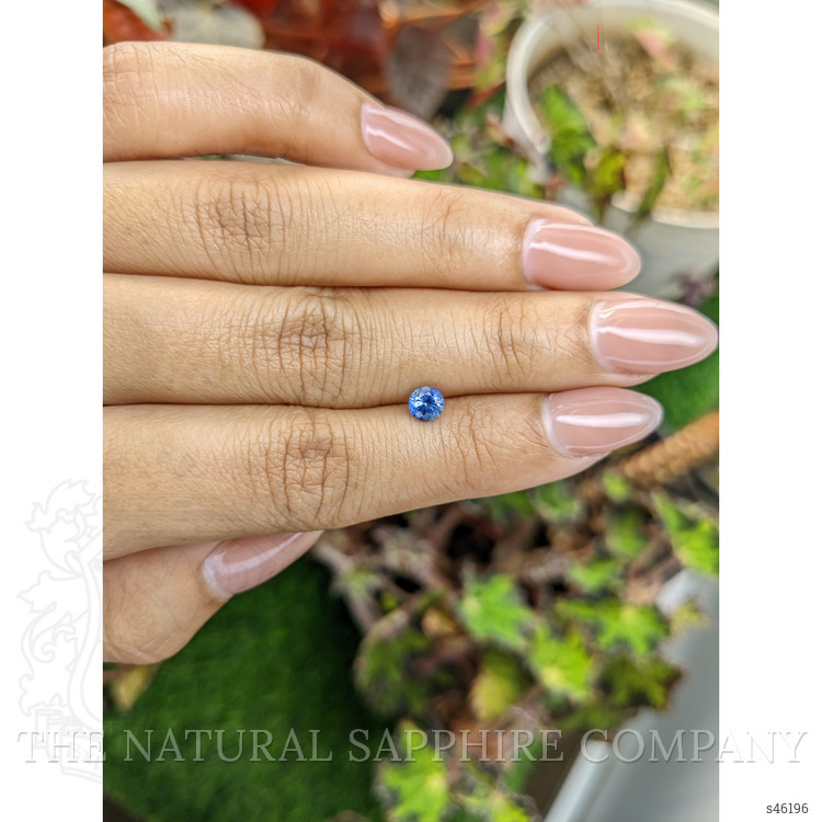 0.55 Ct. Blue Sapphire from Ceylon (Sri Lanka)
