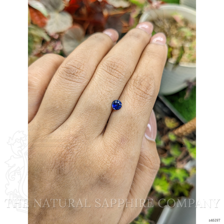 0.51 Ct. Blue Sapphire from Ceylon (Sri Lanka)