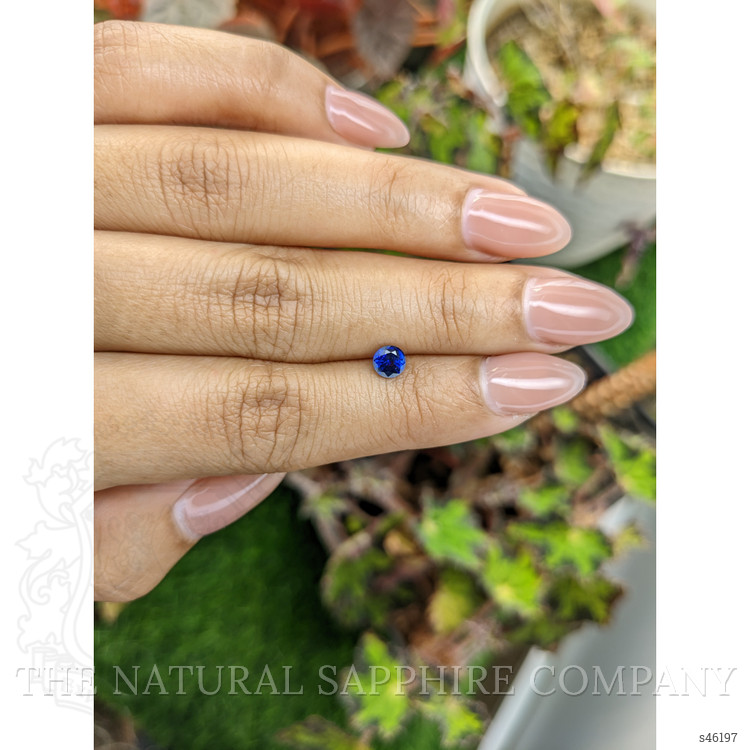 0.51 Ct. Blue Sapphire from Ceylon (Sri Lanka)