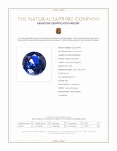 0.48 Ct. Blue Sapphire from Ceylon (Sri Lanka) Scan Report