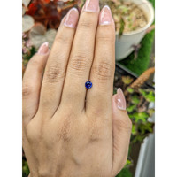 0.48 Ct. Blue Sapphire from Ceylon (Sri Lanka) Life Style