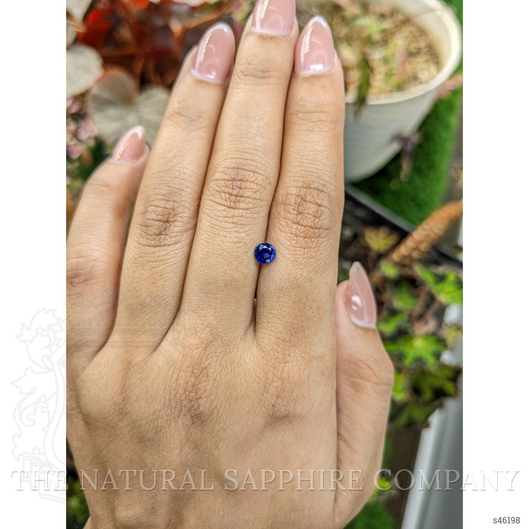 0.48 Ct. Blue Sapphire from Ceylon (Sri Lanka)