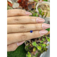 0.48 Ct. Blue Sapphire from Ceylon (Sri Lanka) Life Style