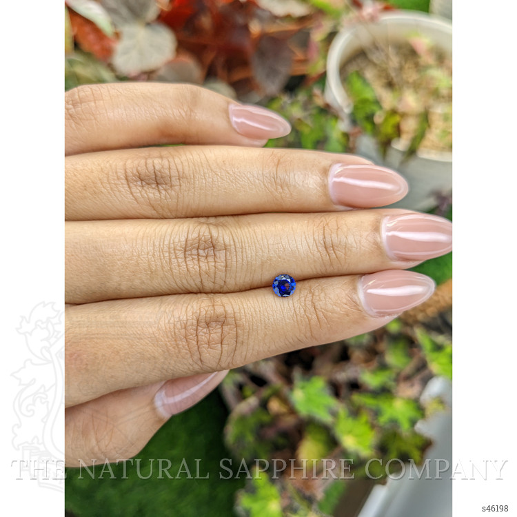 0.48 Ct. Blue Sapphire from Ceylon (Sri Lanka)