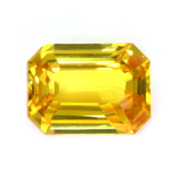 5.00 Ct. Orangish Yellow Sapphire from Ceylon (Sri Lanka) Video