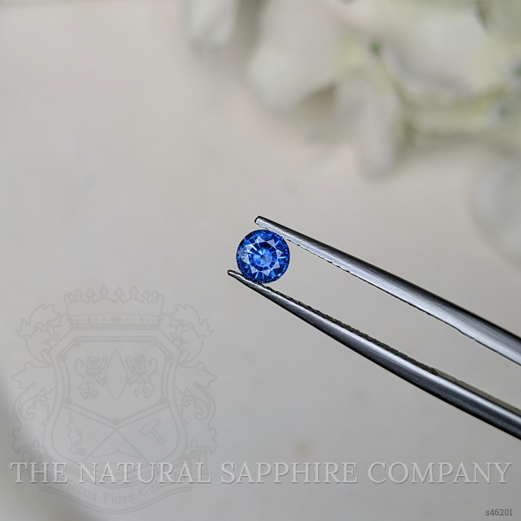 0.45 Ct. Blue Sapphire from Ceylon (Sri Lanka)