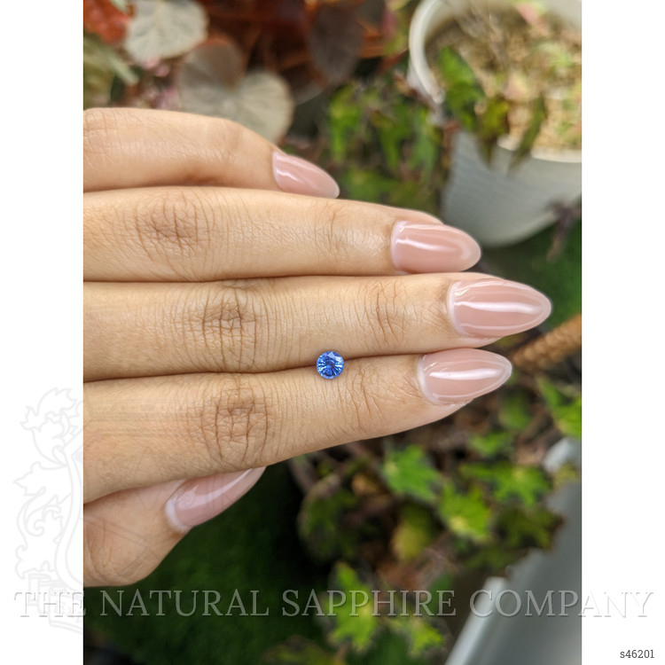 0.45 Ct. Blue Sapphire from Ceylon (Sri Lanka)