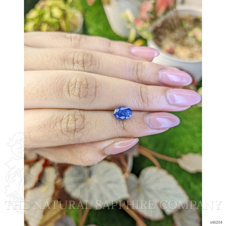 1.95 Ct. Blue Sapphire from Ceylon (Sri Lanka)