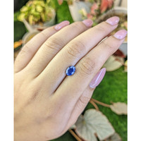 1.51 Ct. Blue Sapphire from Ceylon (Sri Lanka) Life Style