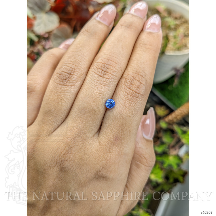 0.55 Ct. Blue Sapphire from Ceylon (Sri Lanka)