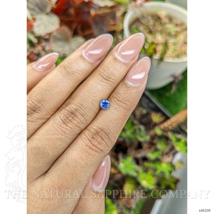 0.55 Ct. Blue Sapphire from Ceylon (Sri Lanka)