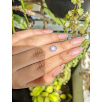 1.83 Ct. Purple Star Sapphire from Ceylon (Sri Lanka) Life Style
