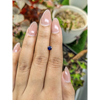0.33 Ct. Blue Sapphire from Ceylon (Sri Lanka) Life Style