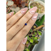 0.33 Ct. Blue Sapphire from Ceylon (Sri Lanka) Life Style