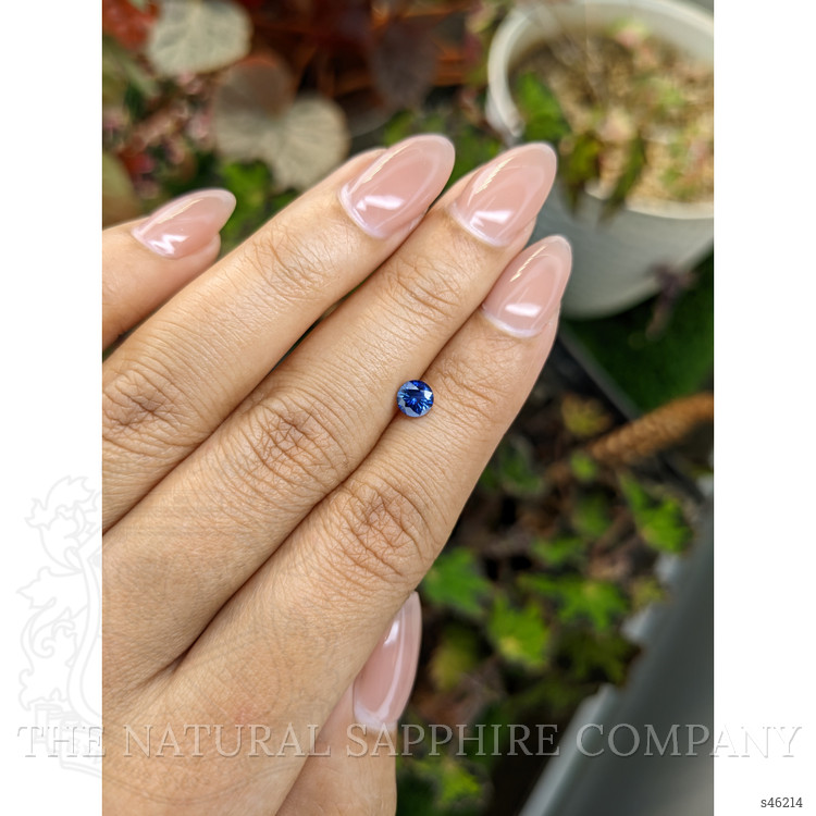 0.60 Ct. Blue Sapphire from Ceylon (Sri Lanka)