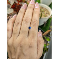 0.47 Ct. Blue Sapphire from Ceylon (Sri Lanka) Life Style