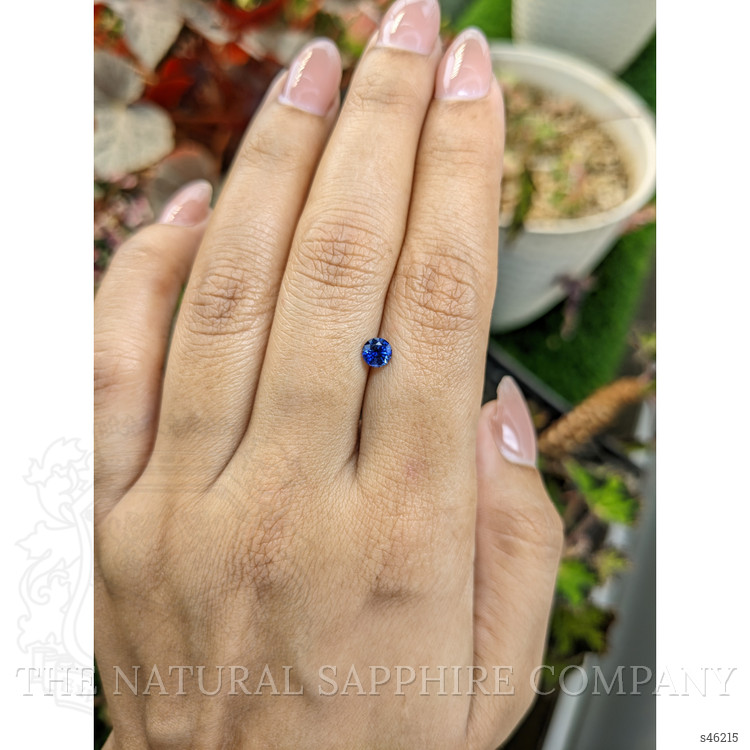 0.47 Ct. Blue Sapphire from Ceylon (Sri Lanka)