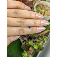 0.47 Ct. Blue Sapphire from Ceylon (Sri Lanka) Life Style