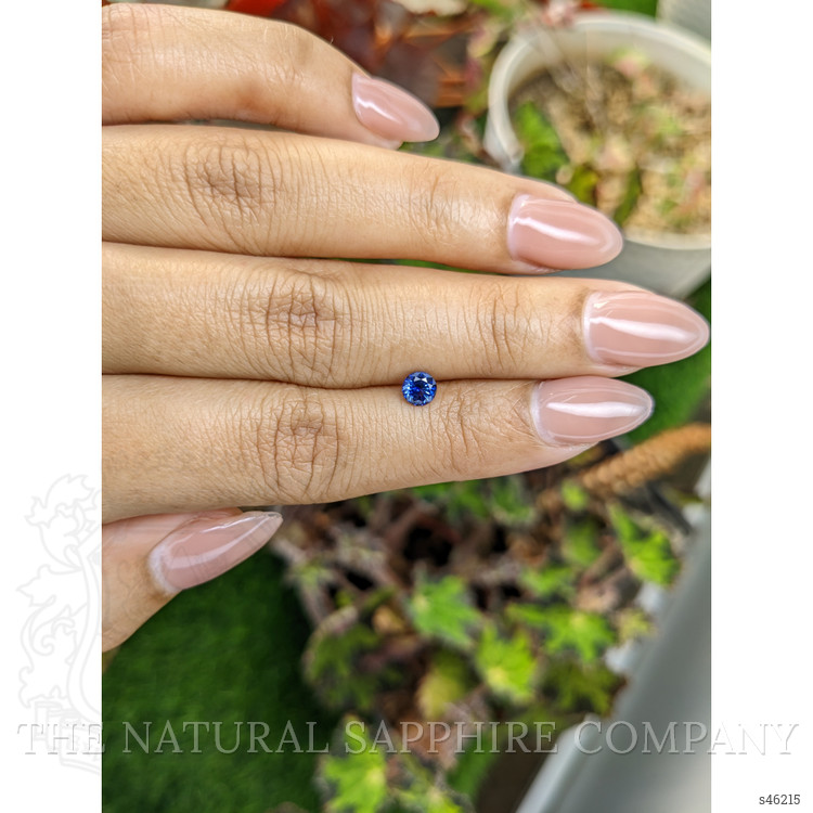 0.47 Ct. Blue Sapphire from Ceylon (Sri Lanka)