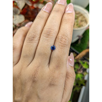 0.52 Ct. Blue Sapphire from Ceylon (Sri Lanka) Life Style