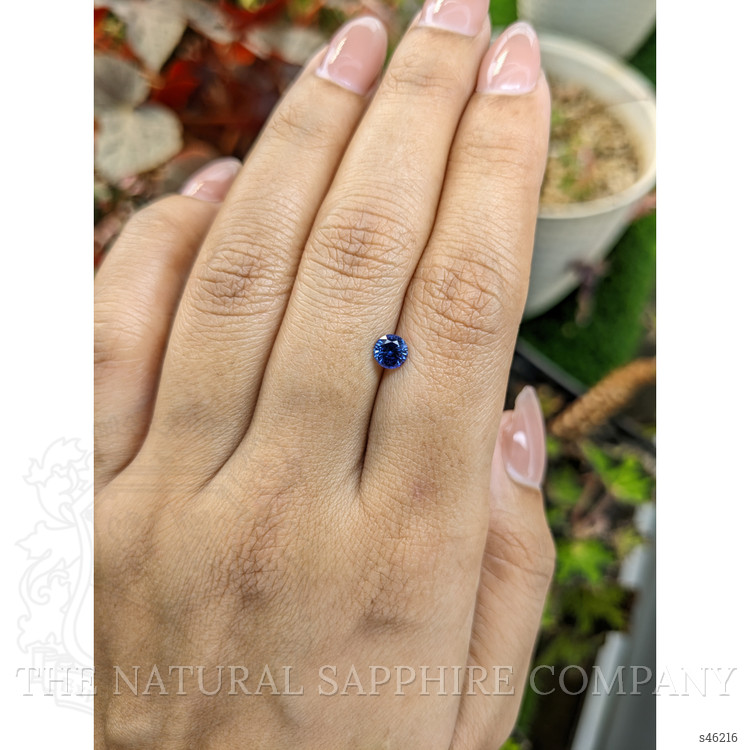 0.52 Ct. Blue Sapphire from Ceylon (Sri Lanka)