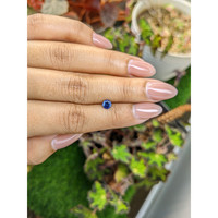 0.52 Ct. Blue Sapphire from Ceylon (Sri Lanka) Life Style