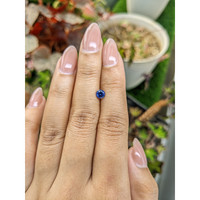 0.52 Ct. Blue Sapphire from Ceylon (Sri Lanka) Life Style