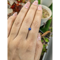 0.45 Ct. Blue Sapphire from Ceylon (Sri Lanka) Life Style