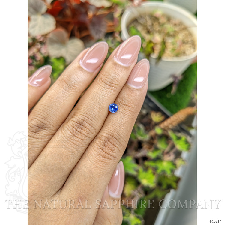 0.45 Ct. Blue Sapphire from Ceylon (Sri Lanka)