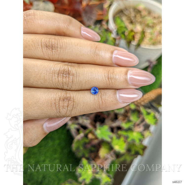 0.45 Ct. Blue Sapphire from Ceylon (Sri Lanka)