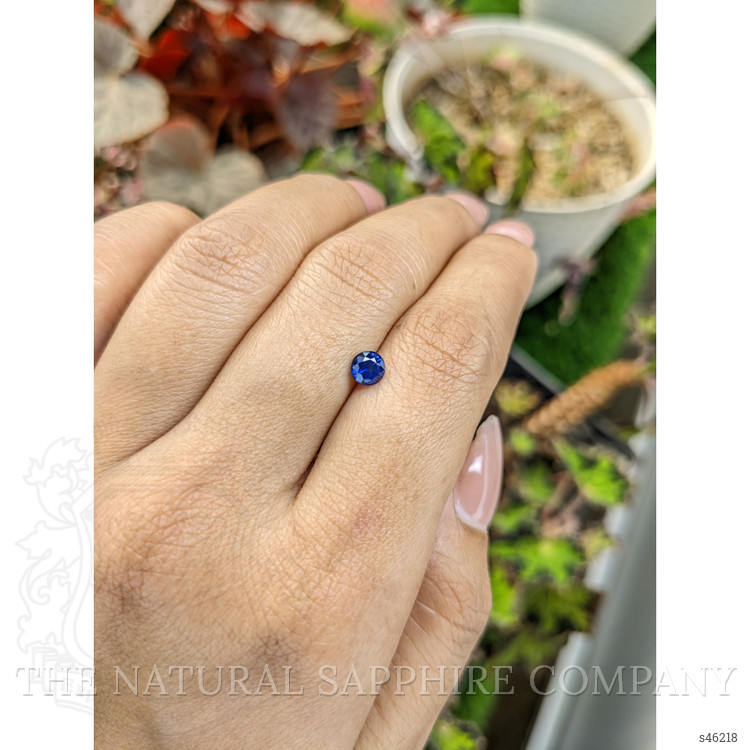 0.57 Ct. Blue Sapphire from Ceylon (Sri Lanka)