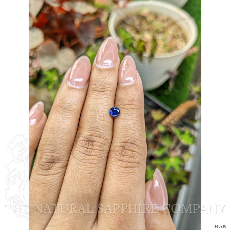 0.57 Ct. Blue Sapphire from Ceylon (Sri Lanka)