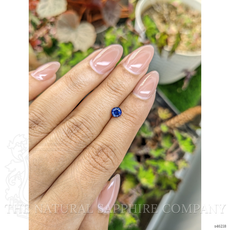 0.57 Ct. Blue Sapphire from Ceylon (Sri Lanka)