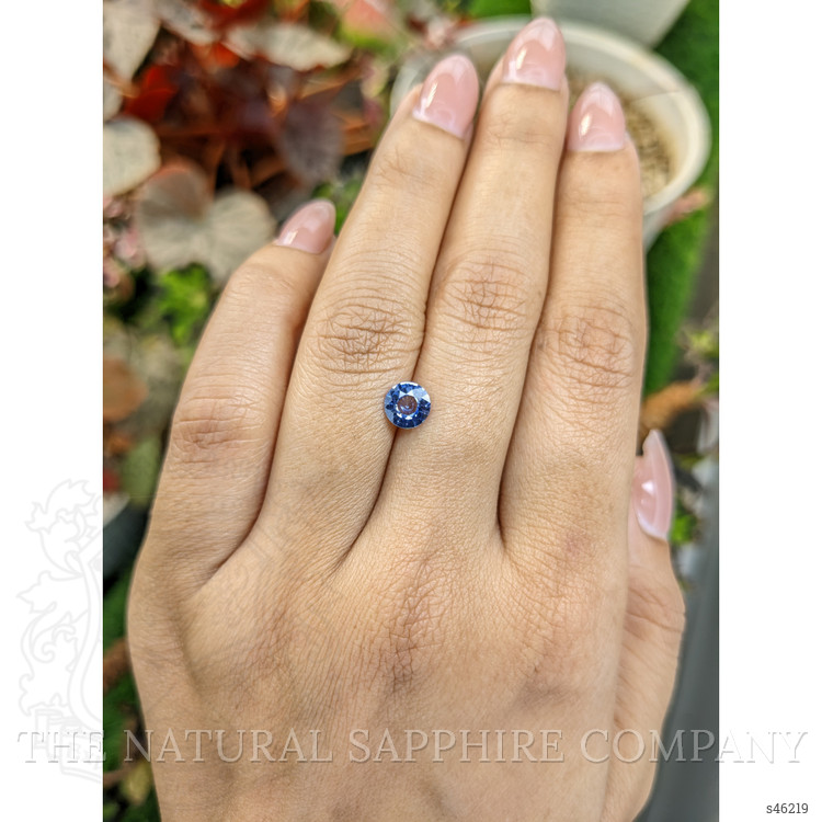 0.80 Ct. Blue Sapphire from Ceylon (Sri Lanka)