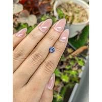 0.80 Ct. Blue Sapphire from Ceylon (Sri Lanka) Life Style