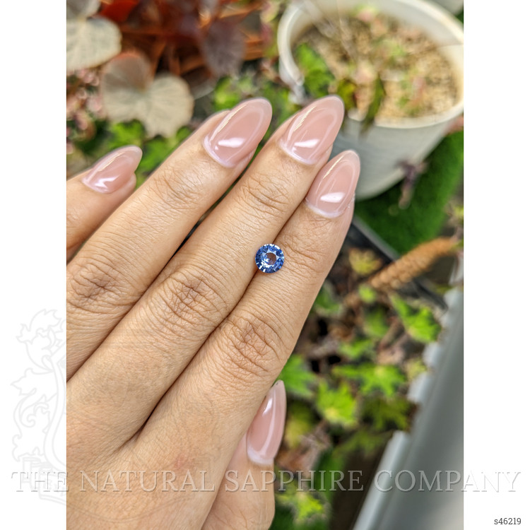 0.80 Ct. Blue Sapphire from Ceylon (Sri Lanka)