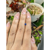 0.42 Ct. Blue Sapphire from Ceylon (Sri Lanka) Life Style