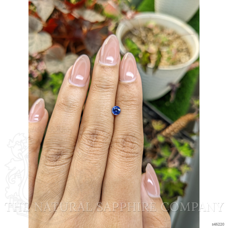 0.42 Ct. Blue Sapphire from Ceylon (Sri Lanka)