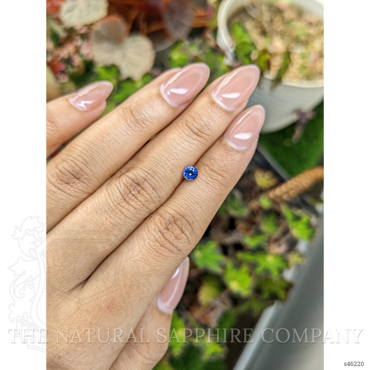 0.42 Ct. Blue Sapphire from Ceylon (Sri Lanka)