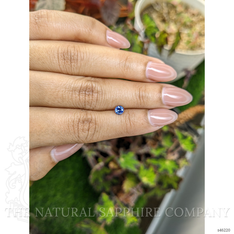 0.42 Ct. Blue Sapphire from Ceylon (Sri Lanka)